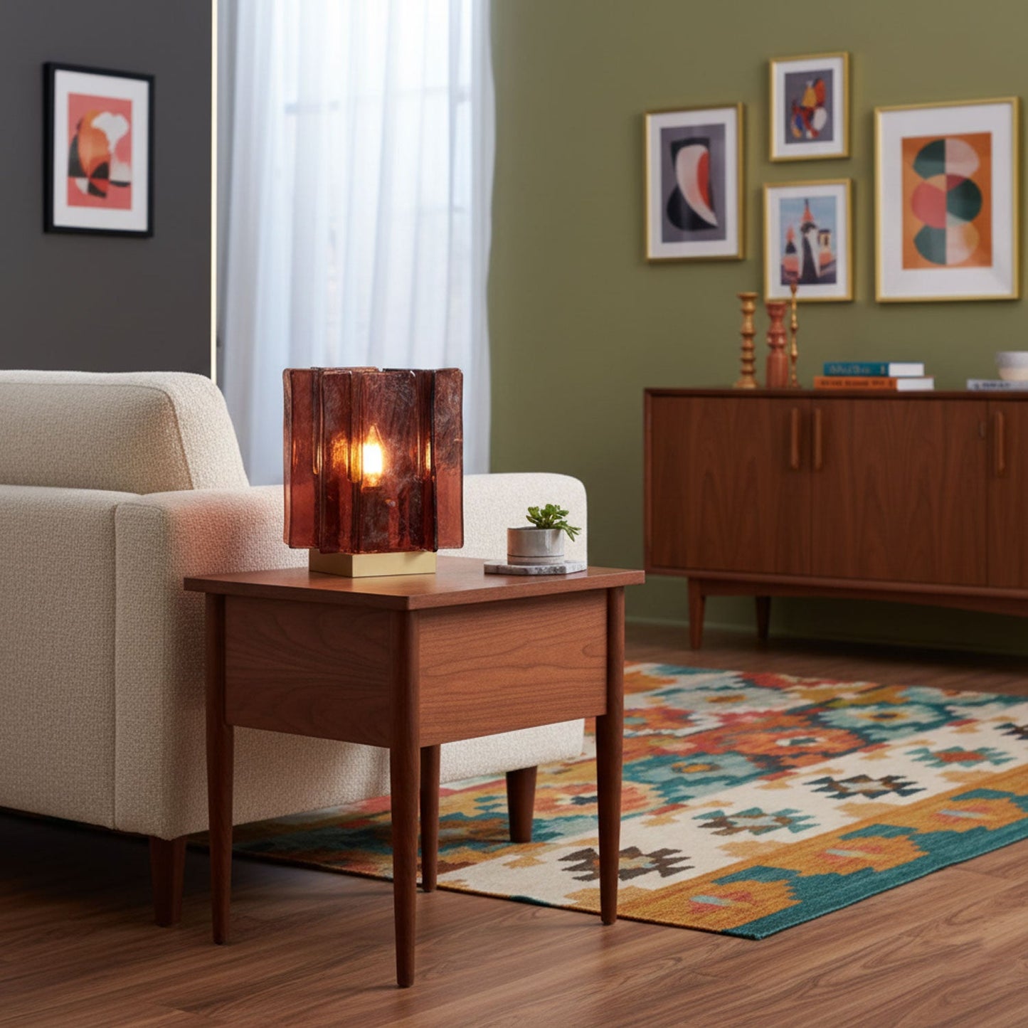 Avelor Glass Table Lamp