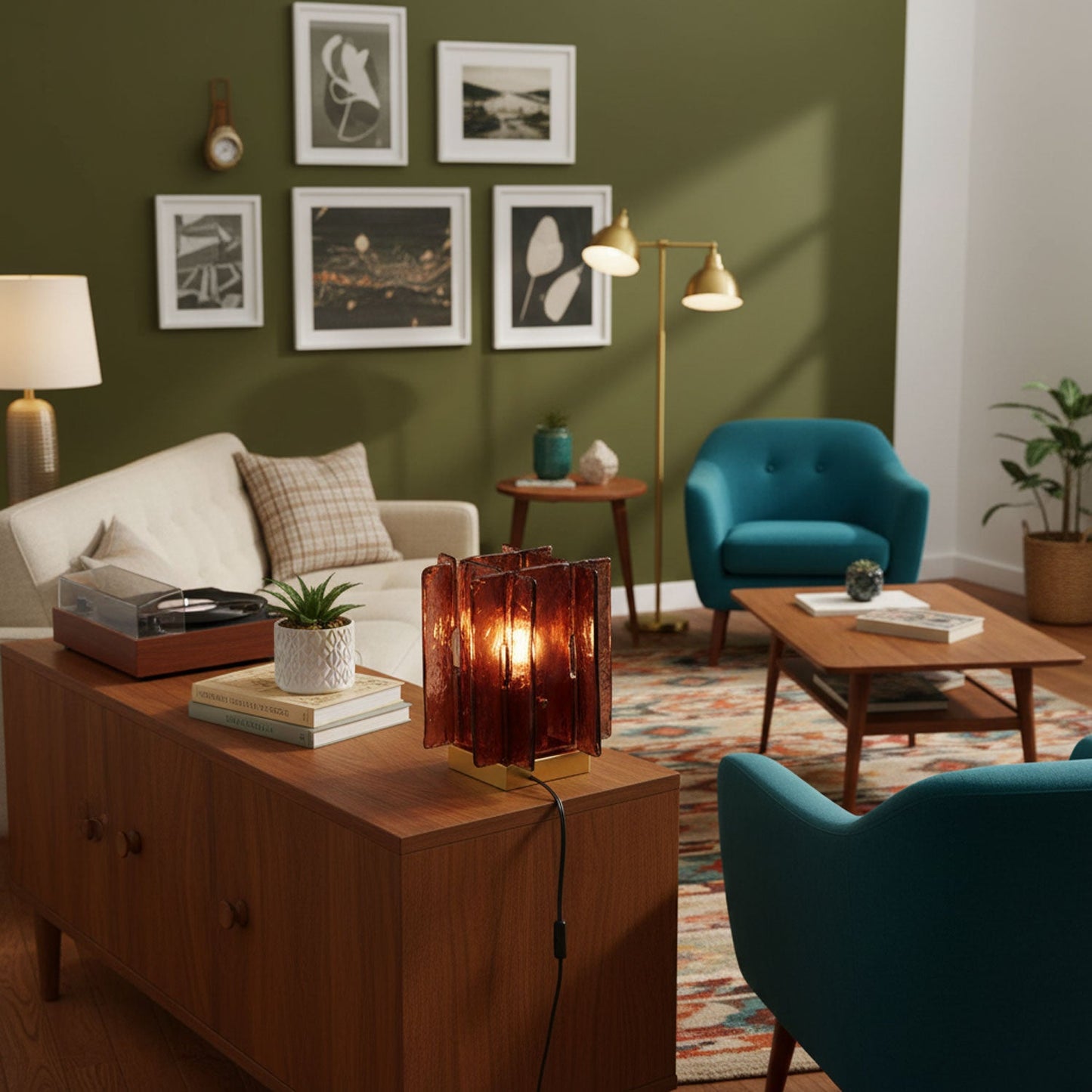 Avelor Glass Table Lamp