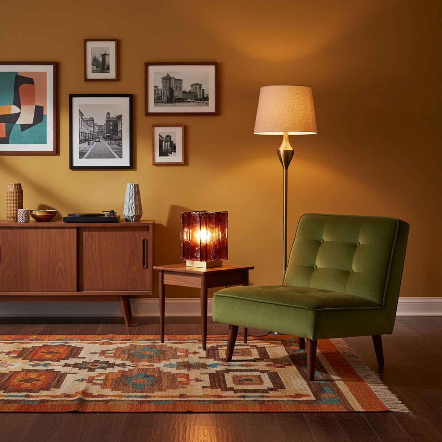 Avelor Glass Table Lamp