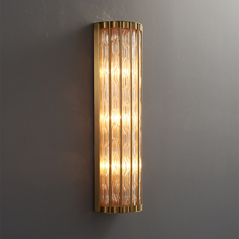 Vionne Twisted Glass Wall Light