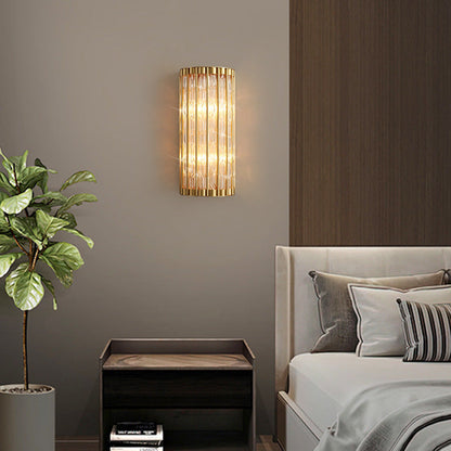 Vionne Twisted Glass Wall Light