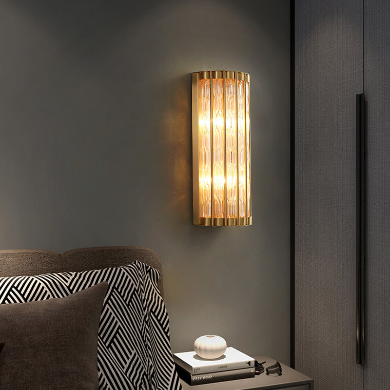 Vionne Twisted Glass Wall Light