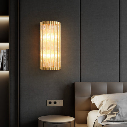 Vionne Twisted Glass Wall Light