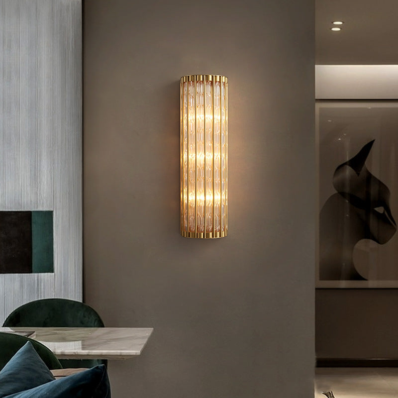 Vionne Twisted Glass Wall Light