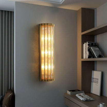 Vionne Twisted Glass Wall Light
