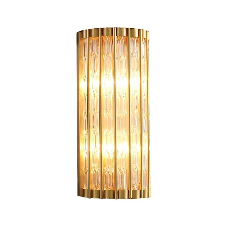 Vionne Twisted Glass Wall Light