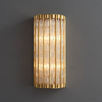 Vionne Twisted Glass Wall Light