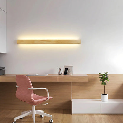 Selmora Linear Wood Wall Light