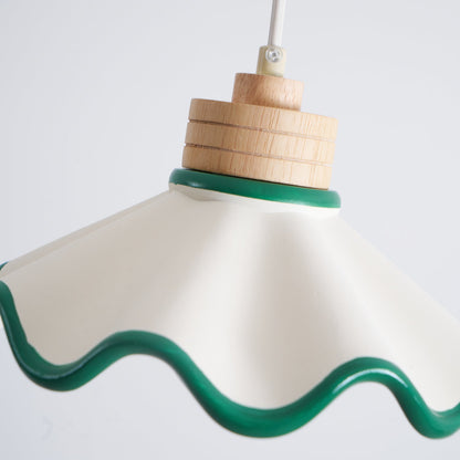 Scalloped Pendant Lamp