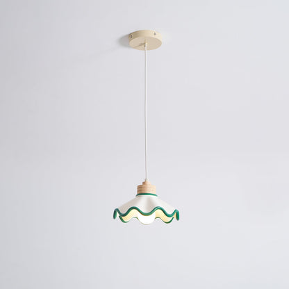 Scalloped Pendant Lamp