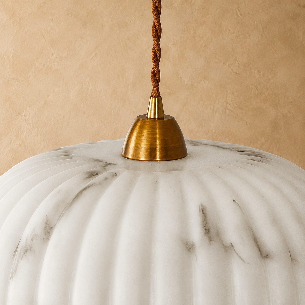 Arielle Alabaster Dome Pendant Light