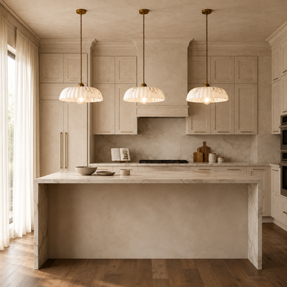 Arielle Alabaster Dome Pendant Light