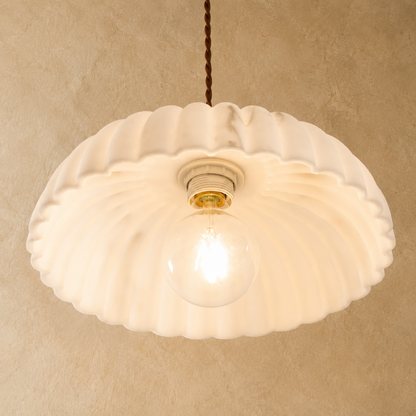 Arielle Alabaster Dome Pendant Light