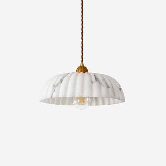 Arielle Alabaster Dome Pendant Light