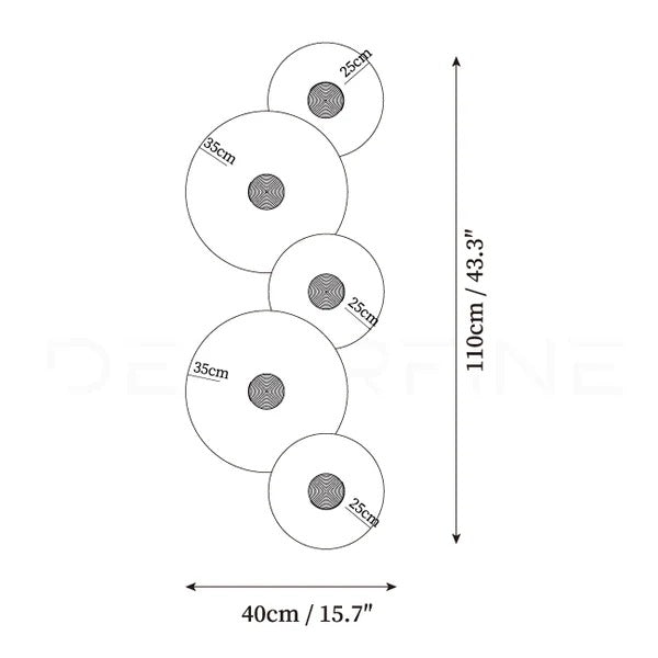 Arvix Alabaster Cluster Wall Lamp