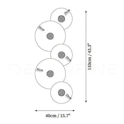 Arvix Alabaster Cluster Wall Lamp