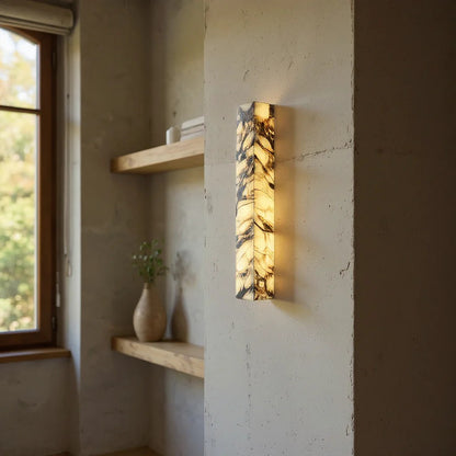 Arvix Marble Cuboid Wall Light
