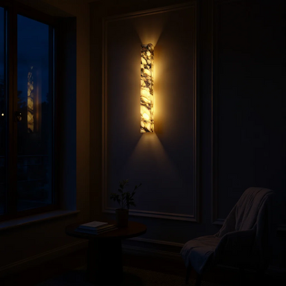 Arvix Marble Cuboid Wall Light