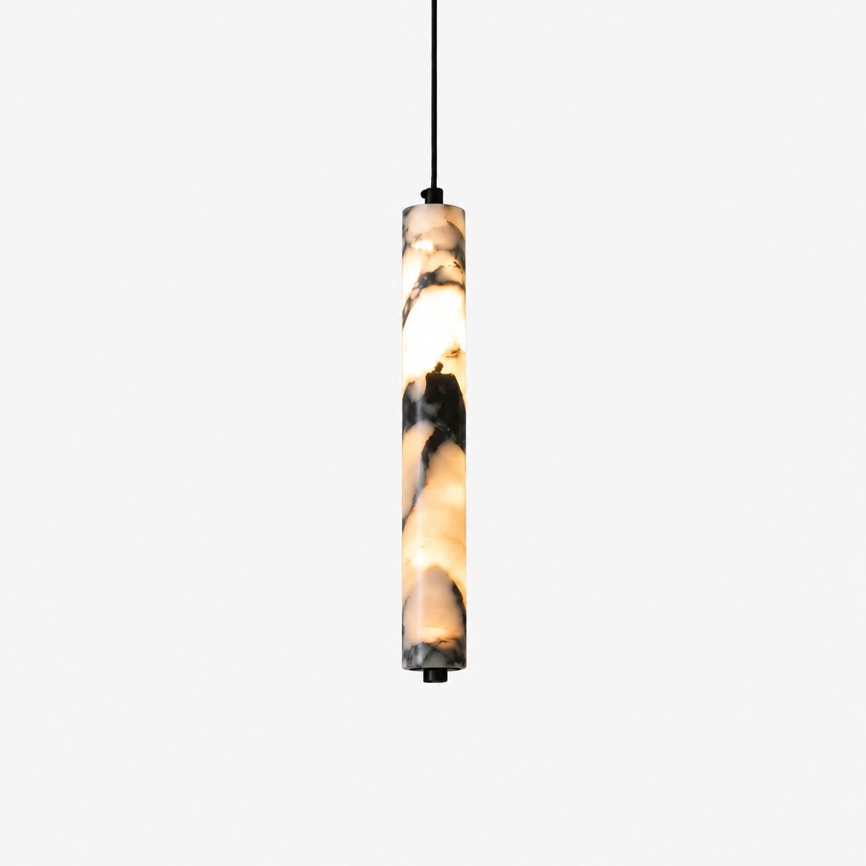 Arvix Marble Stone Cylinder Pendant Light