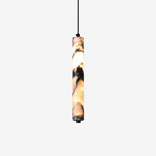 Arvix Marble Stone Cylinder Pendant Light