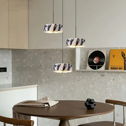 Arvix Marble Stone Hanging Pendant Light