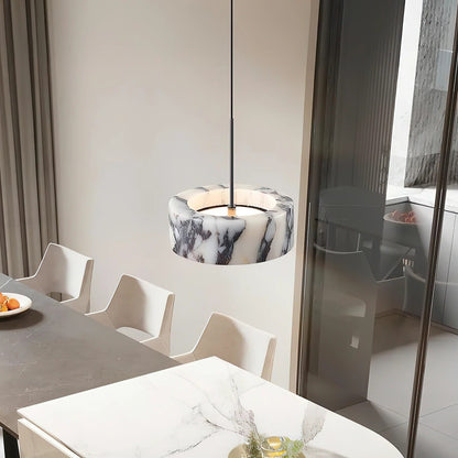 Arvix Marble Stone Hanging Pendant Light