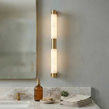 Arvix Wall Mounted Alabaster Cylinder Light