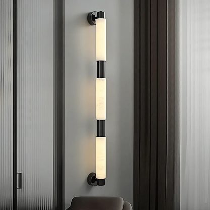 Arvix Wall Mounted Alabaster Cylinder Light