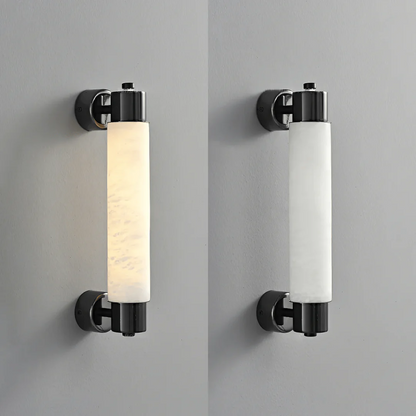 Arvix Wall Mounted Alabaster Cylinder Light