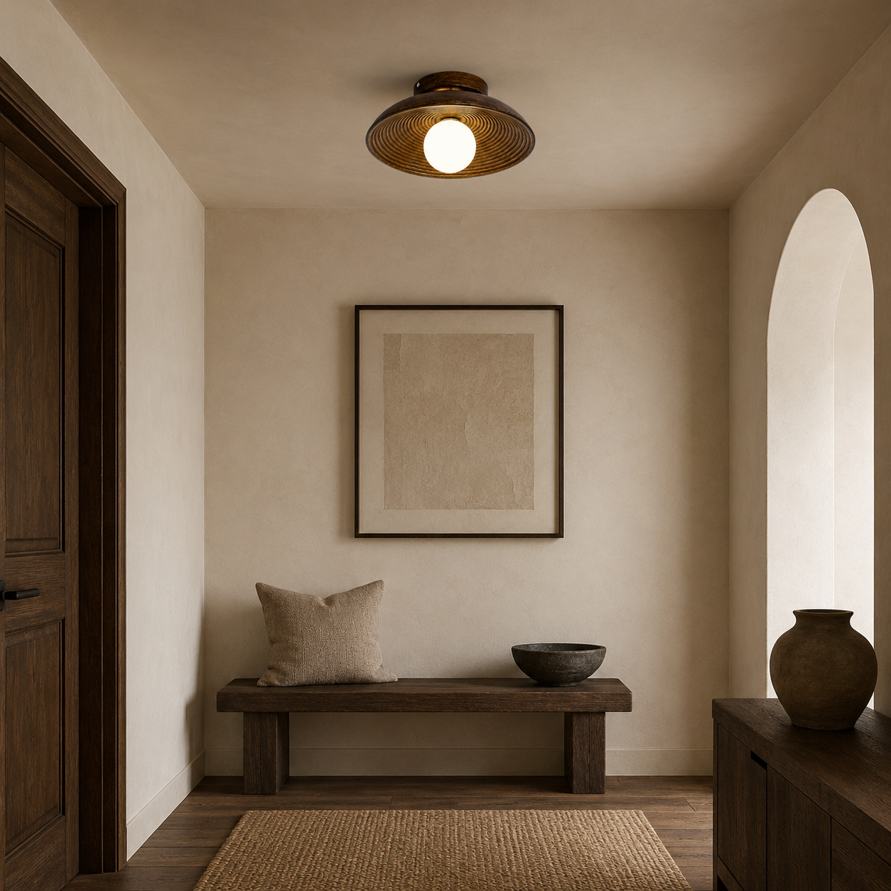 Aurel Flush Ceiling Light