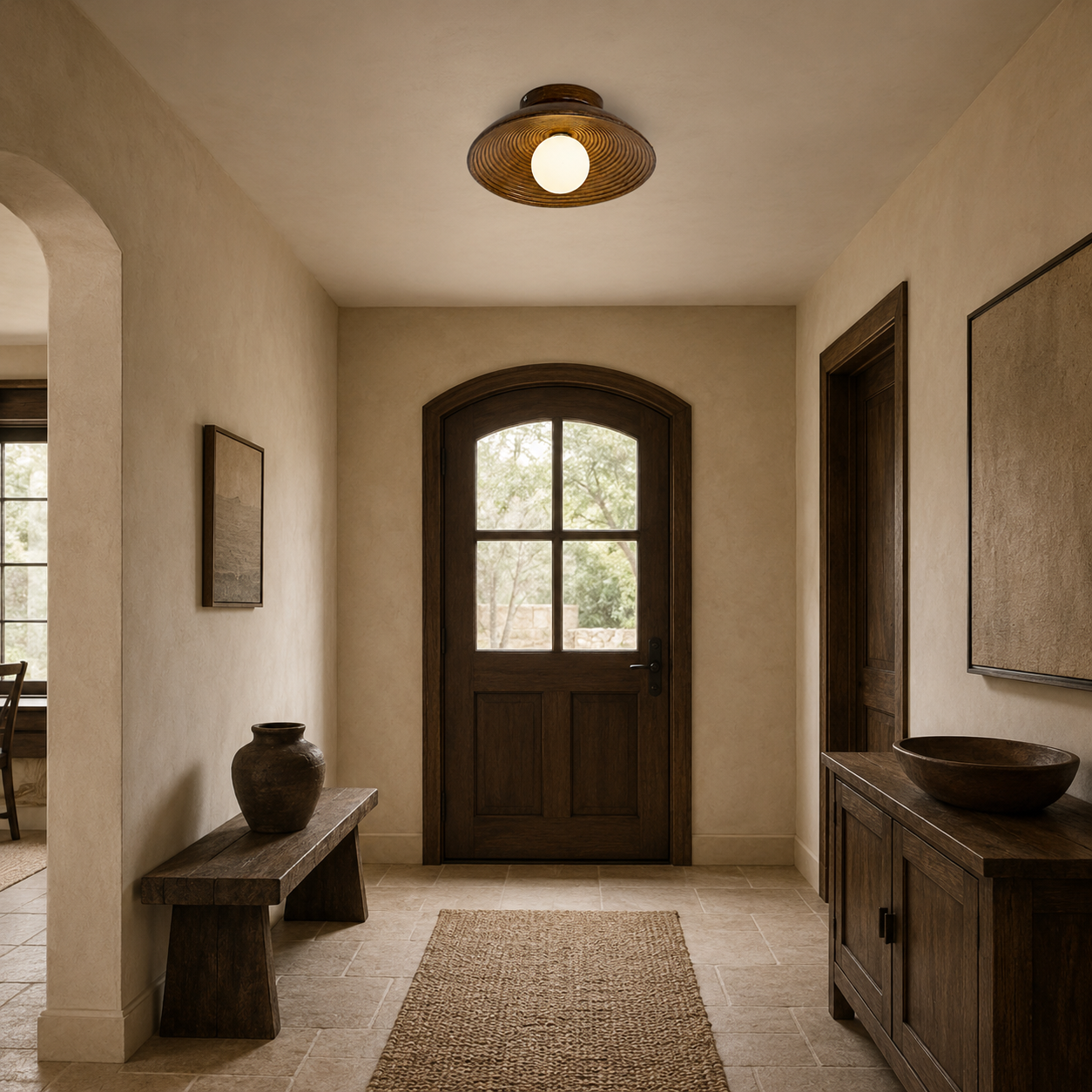 Aurel Flush Ceiling Light