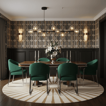 Velmora Glass Globe Chandelier