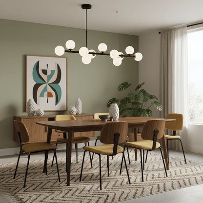 Velmora Glass Globe Chandelier