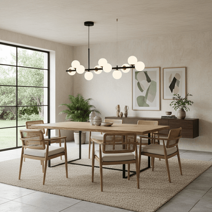 Velmora Glass Globe Chandelier