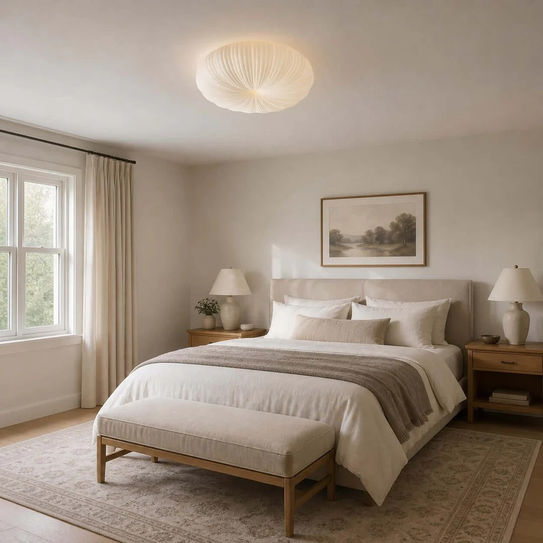 Aurelia Ribbed Shell Ceiling Light