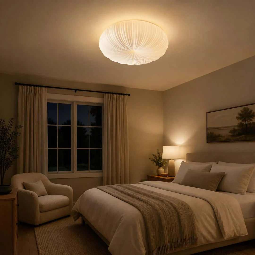 Aurelia Ribbed Shell Ceiling Light
