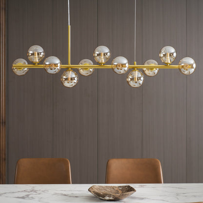 Velmora Glass Globe Chandelier