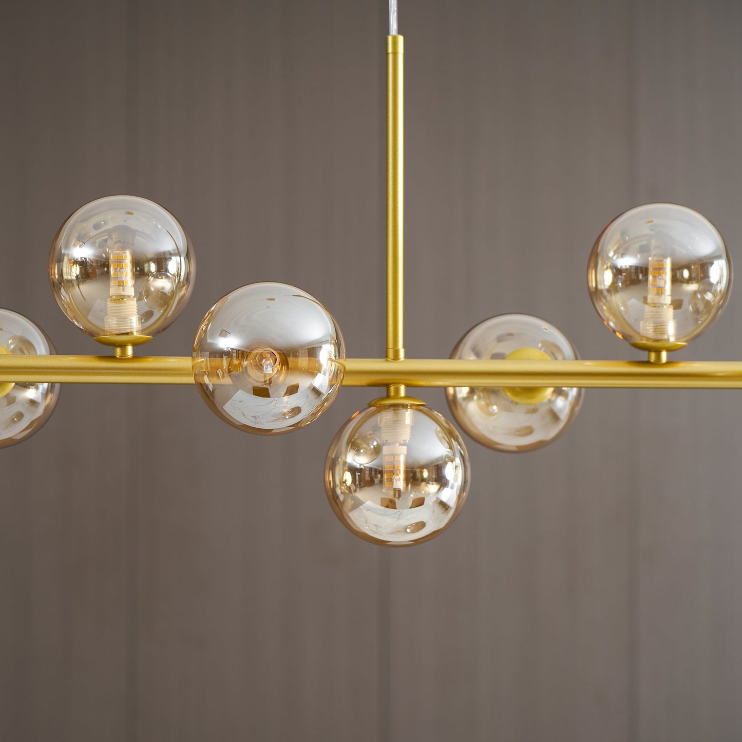 Velmora Glass Globe Chandelier