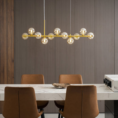 Velmora Glass Globe Chandelier