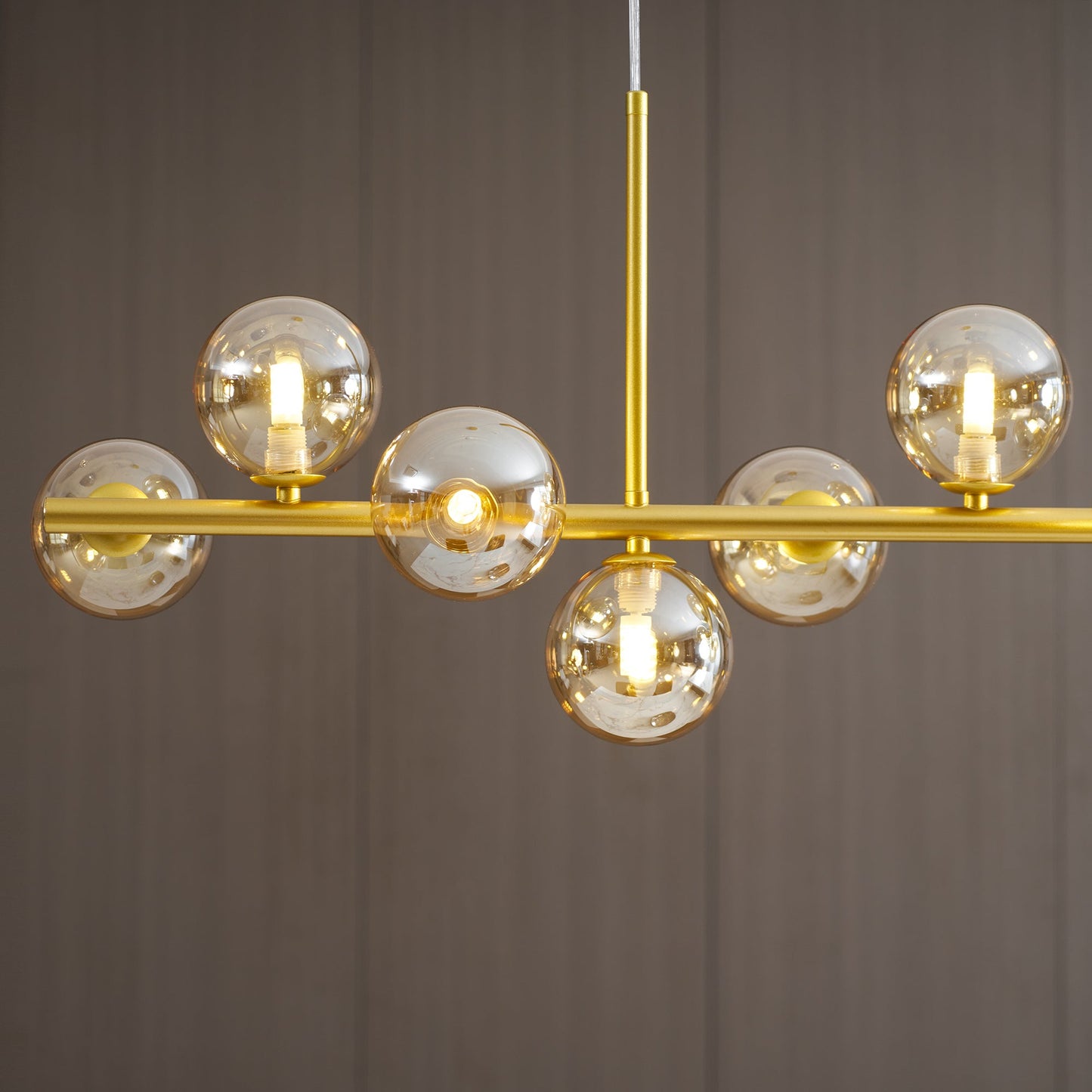 Velmora Glass Globe Chandelier