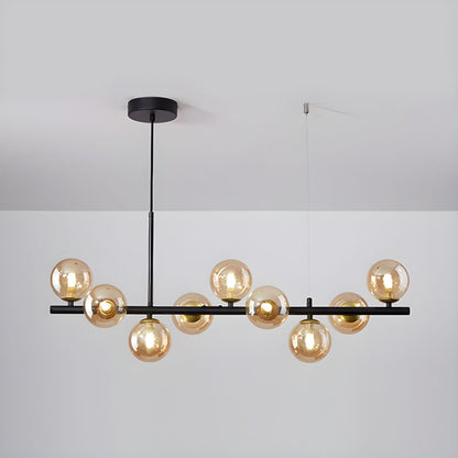 Velmora Glass Globe Chandelier