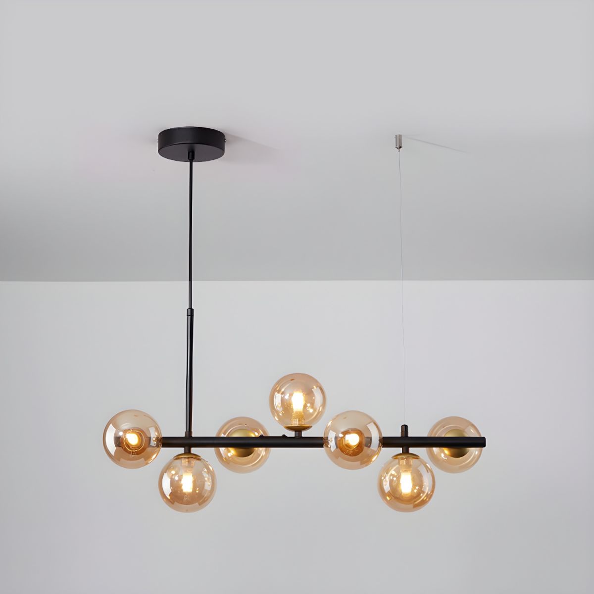 Velmora Glass Globe Chandelier