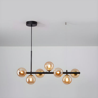 Velmora Glass Globe Chandelier