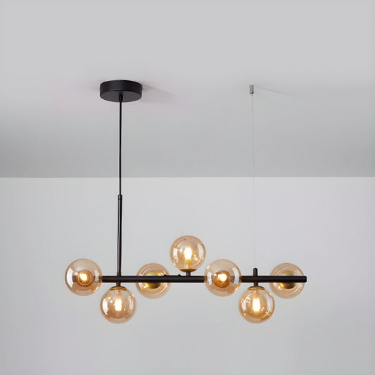 Velmora Glass Globe Chandelier