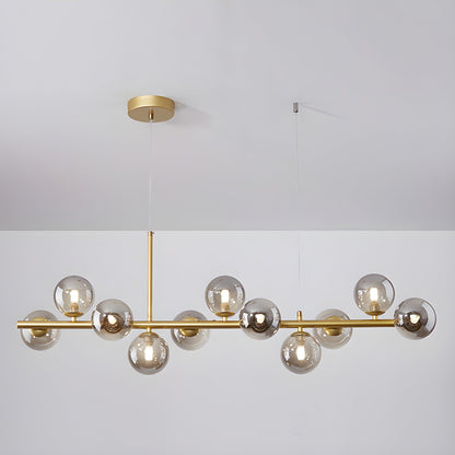 Velmora Glass Globe Chandelier