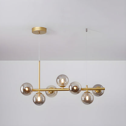 Velmora Glass Globe Chandelier