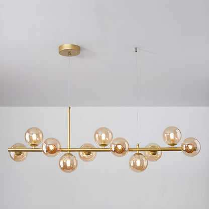 Velmora Glass Globe Chandelier