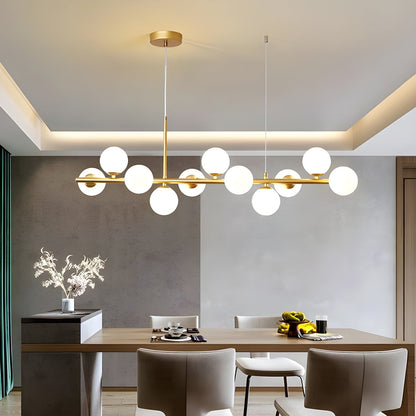 Velmora Glass Globe Chandelier