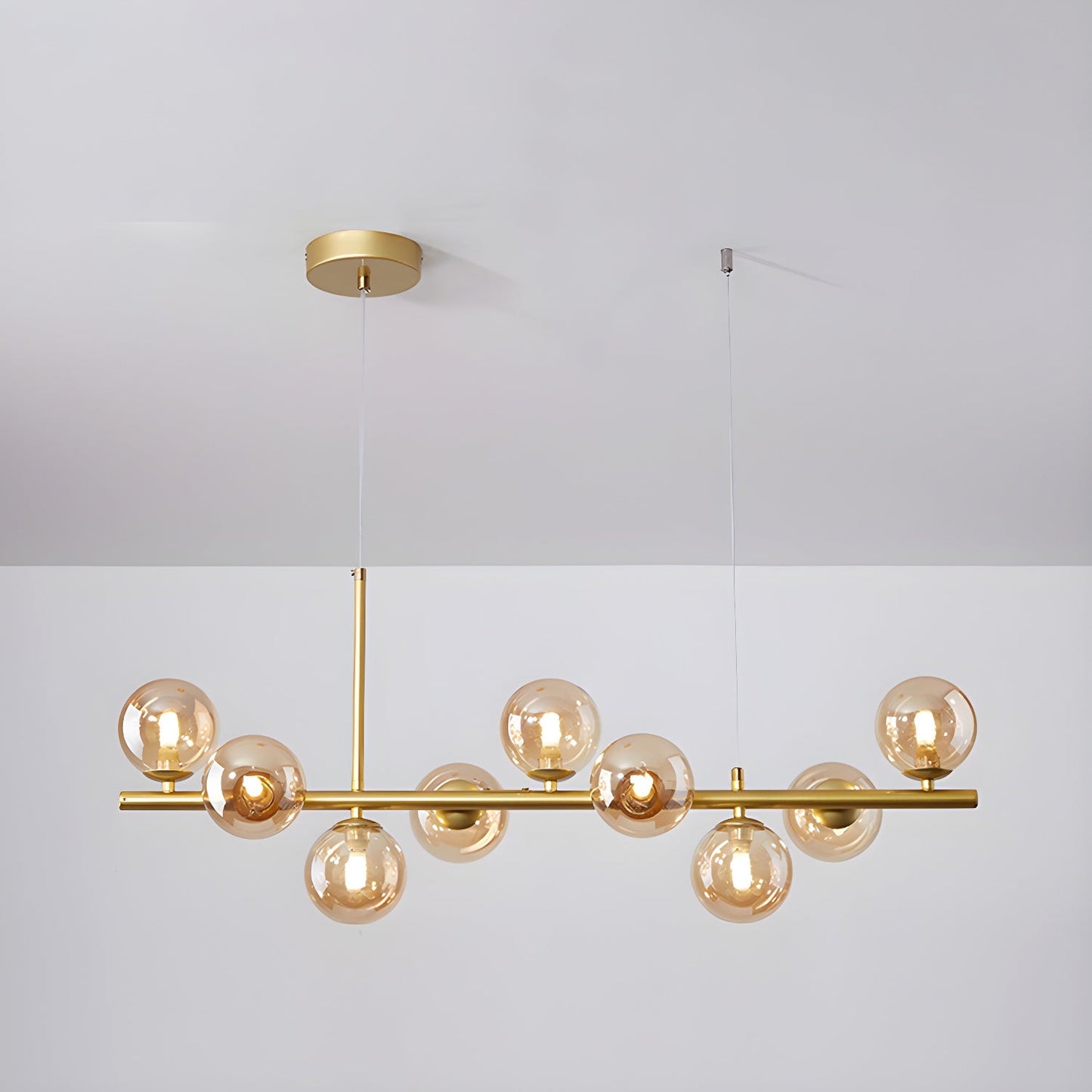 Velmora Glass Globe Chandelier