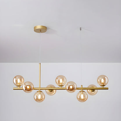 Velmora Glass Globe Chandelier